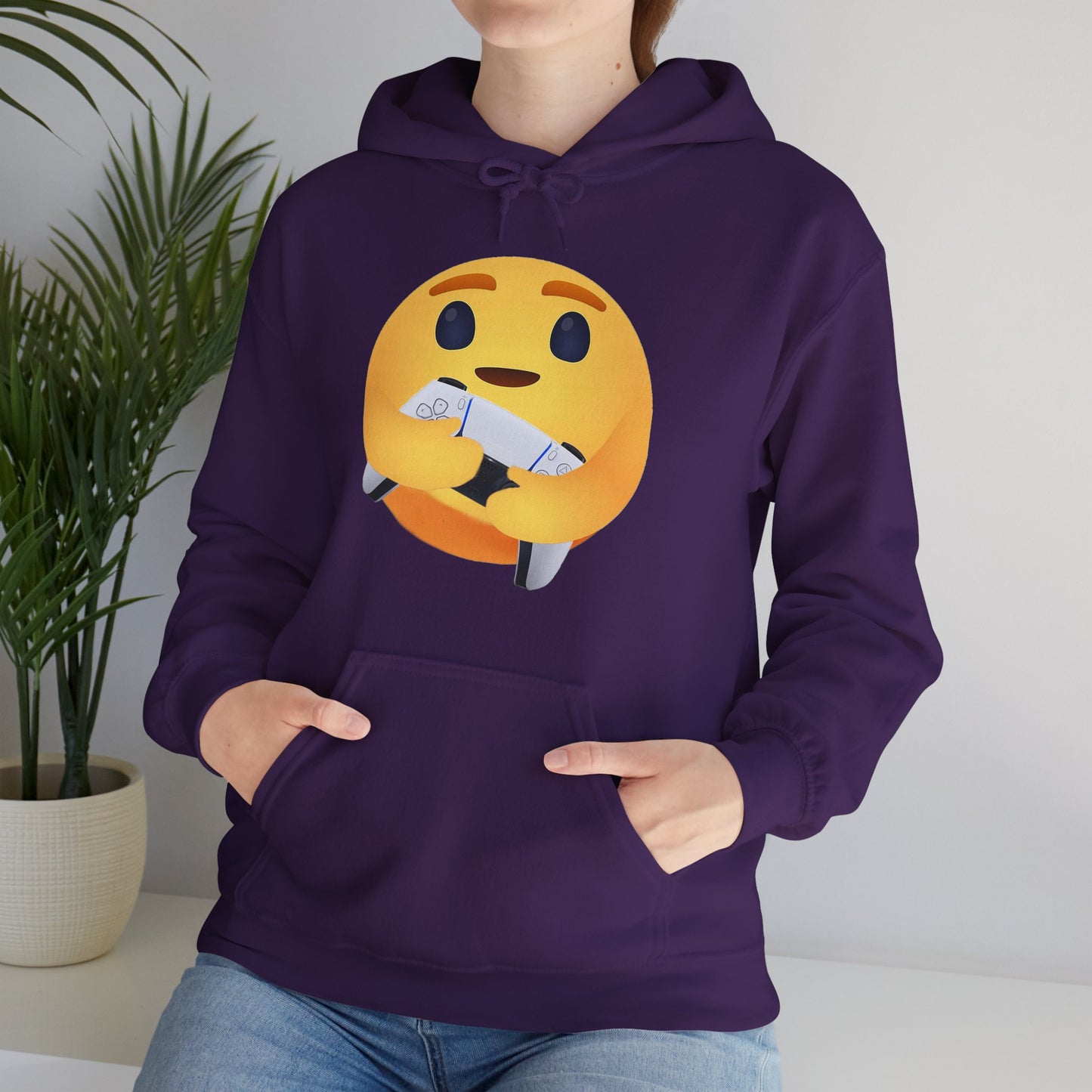 Gaming Love Unisex Heavy Blend™ Hooded Sweatshirt by Phiva357