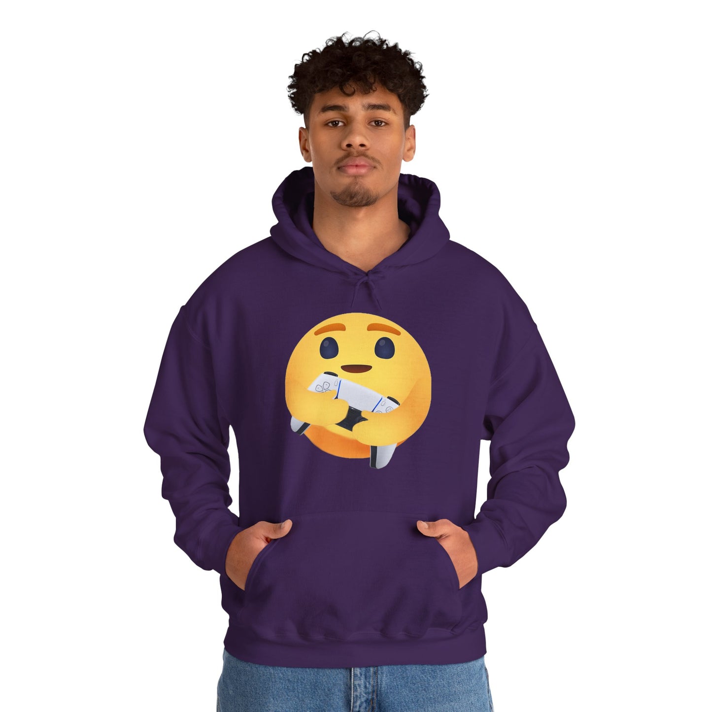 Gaming Love Unisex Heavy Blend™ Hooded Sweatshirt by Phiva357