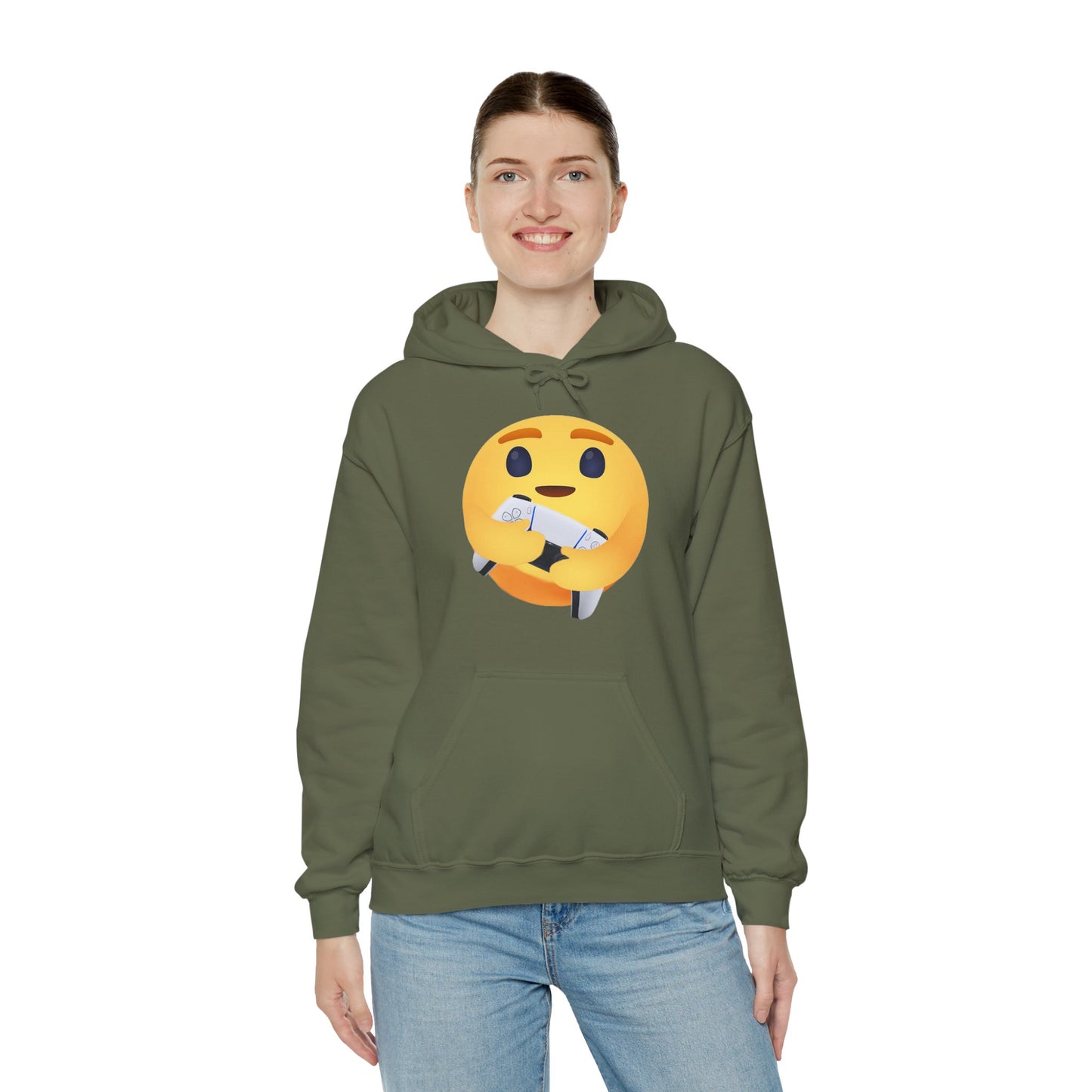 Gaming Love Unisex Heavy Blend™ Hooded Sweatshirt by Phiva357