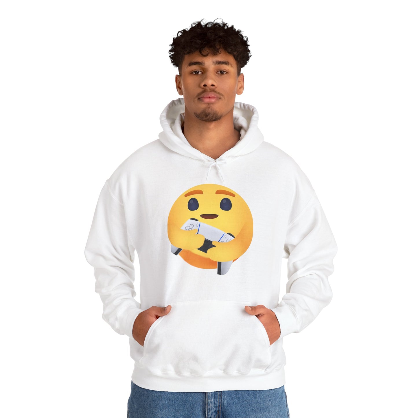 Gaming Love Unisex Heavy Blend™ Hooded Sweatshirt by Phiva357