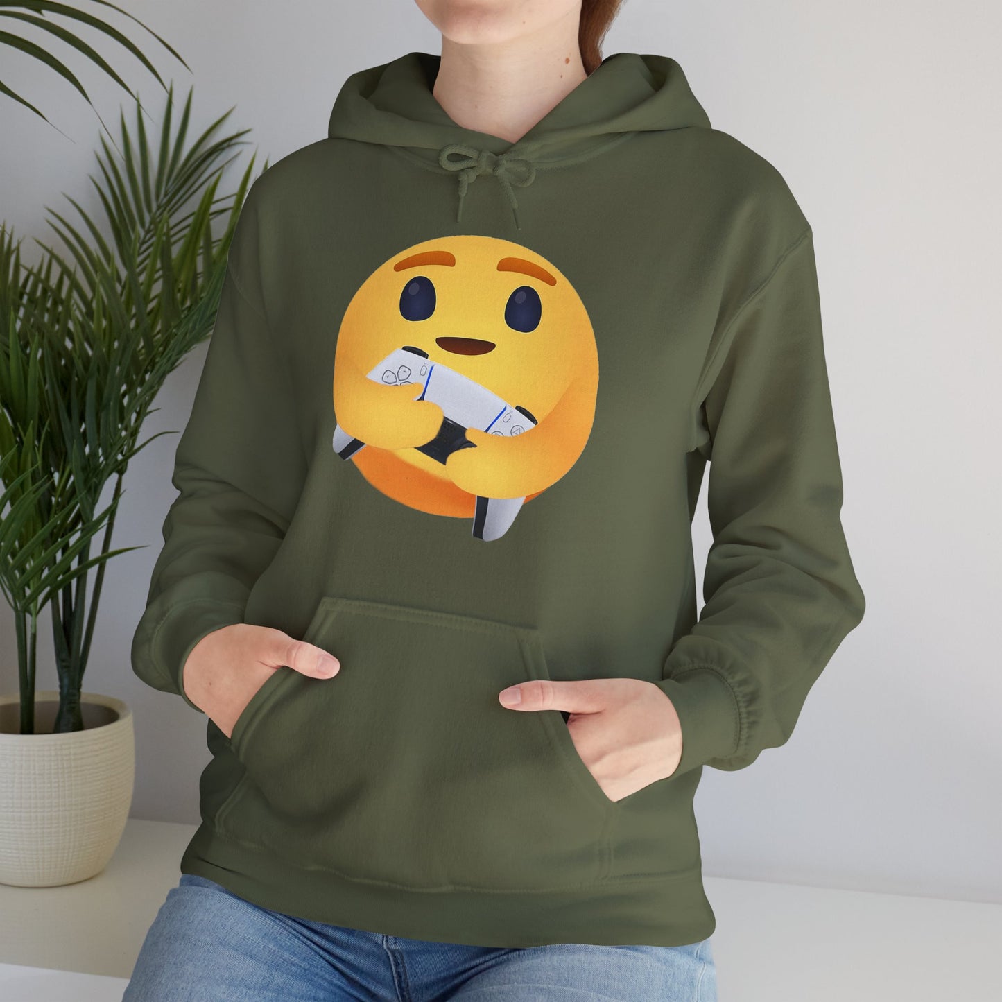 Gaming Love Unisex Heavy Blend™ Hooded Sweatshirt by Phiva357