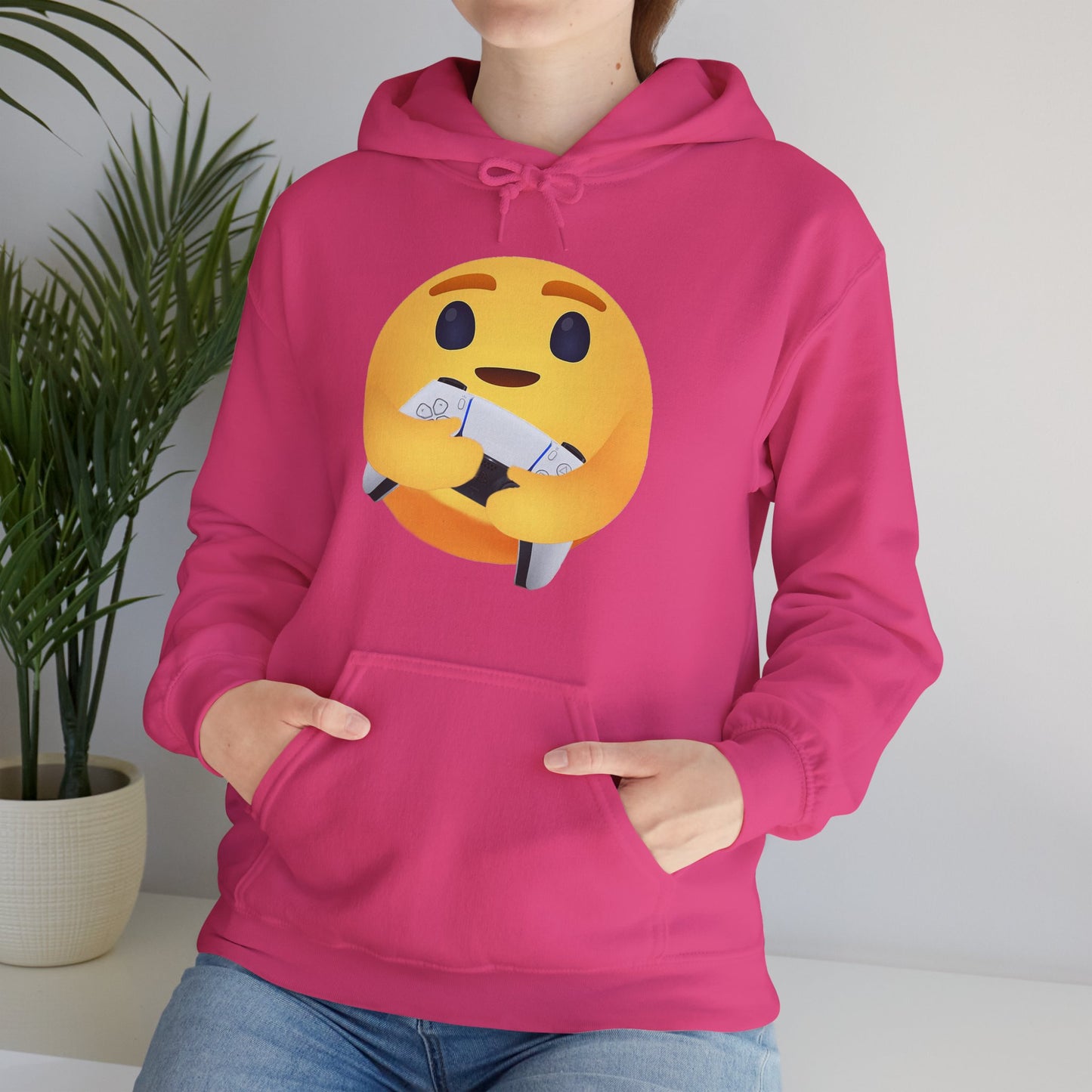 Gaming Love Unisex Heavy Blend™ Hooded Sweatshirt by Phiva357
