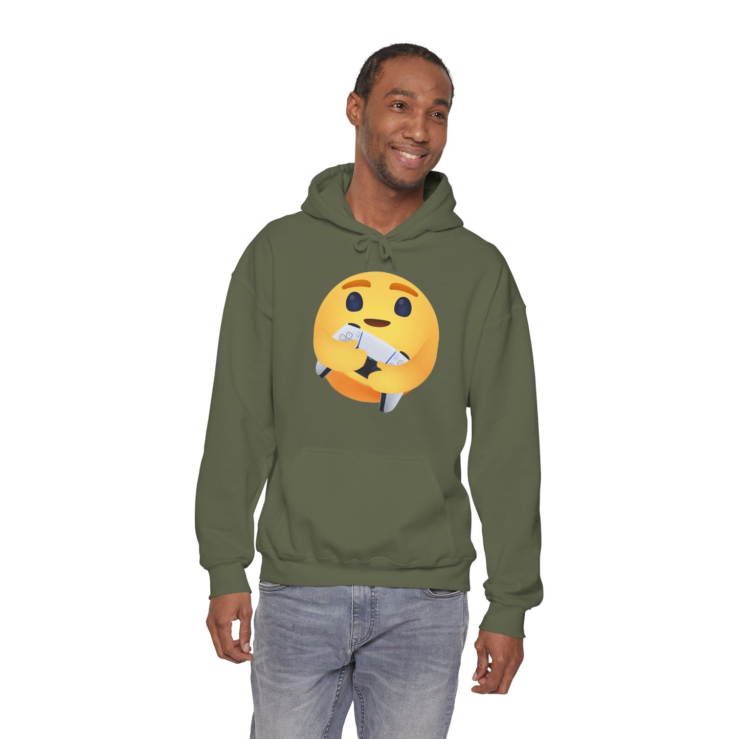 Gaming Love Unisex Heavy Blend™ Hooded Sweatshirt by Phiva357